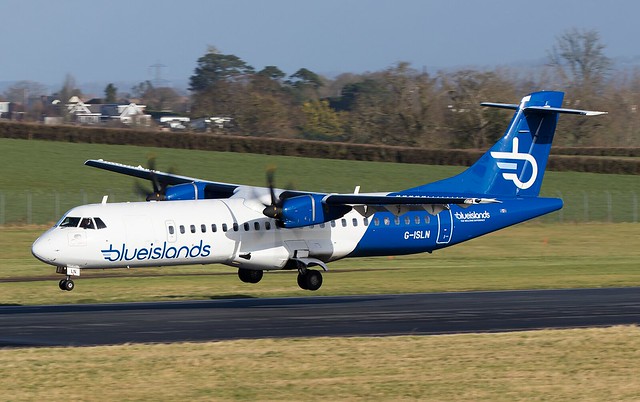 G-ISLN | Blue Islands | ATR72 | Exeter Airport | Devon