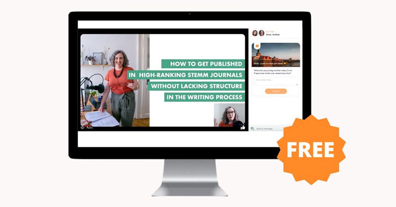 Click here to take the free class on academic writing