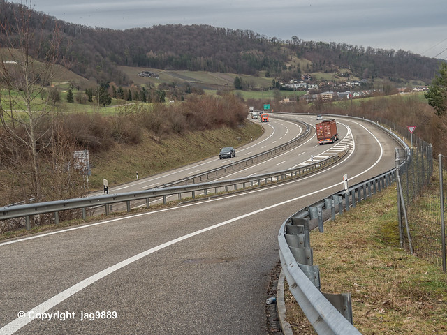 SIS300 Motorway Entrance Crossing over the Sissle River, Frick – Böztal, Canton of Aargau, Switzerland