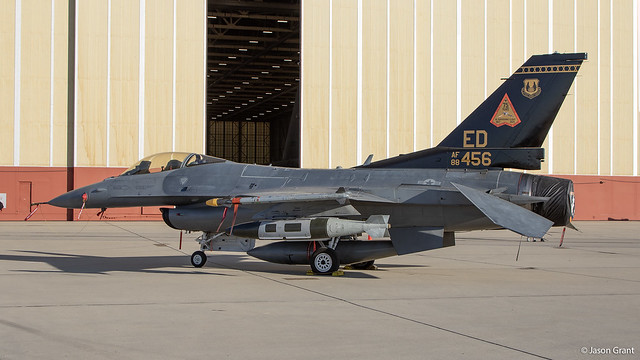 88-0456 ED F-16C 75th Anniversary Tail