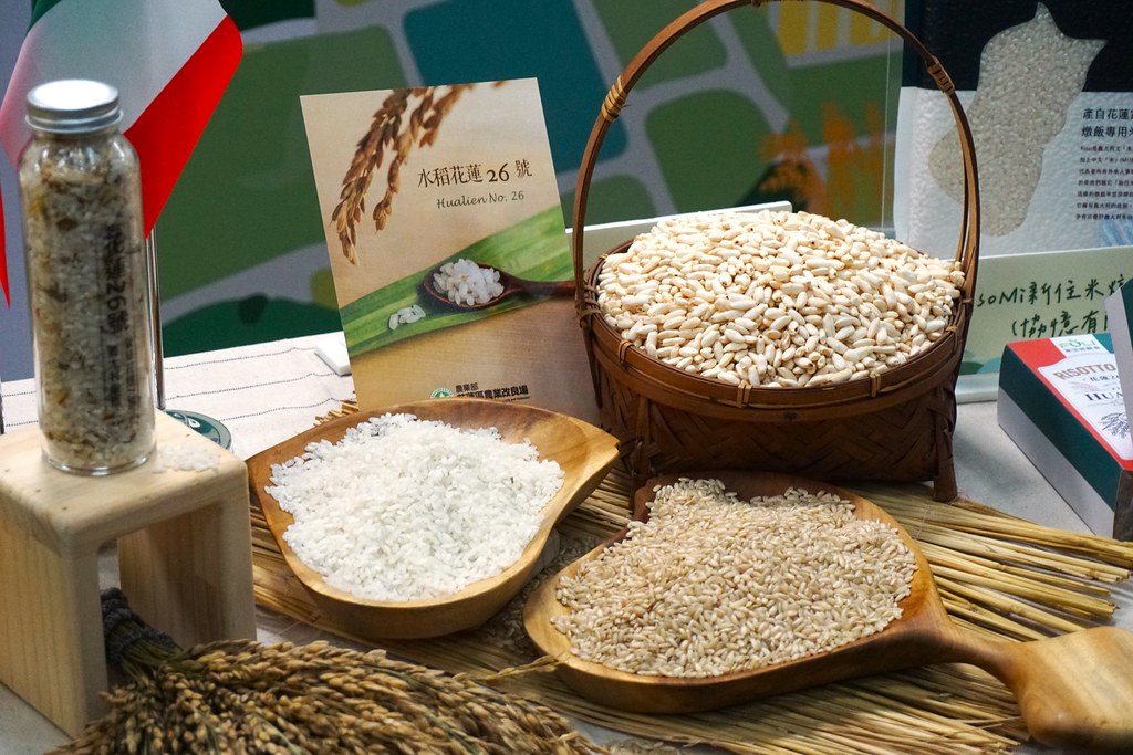 花蓮農改場研發出台灣首款燉飯米。攝影：陳昭宏