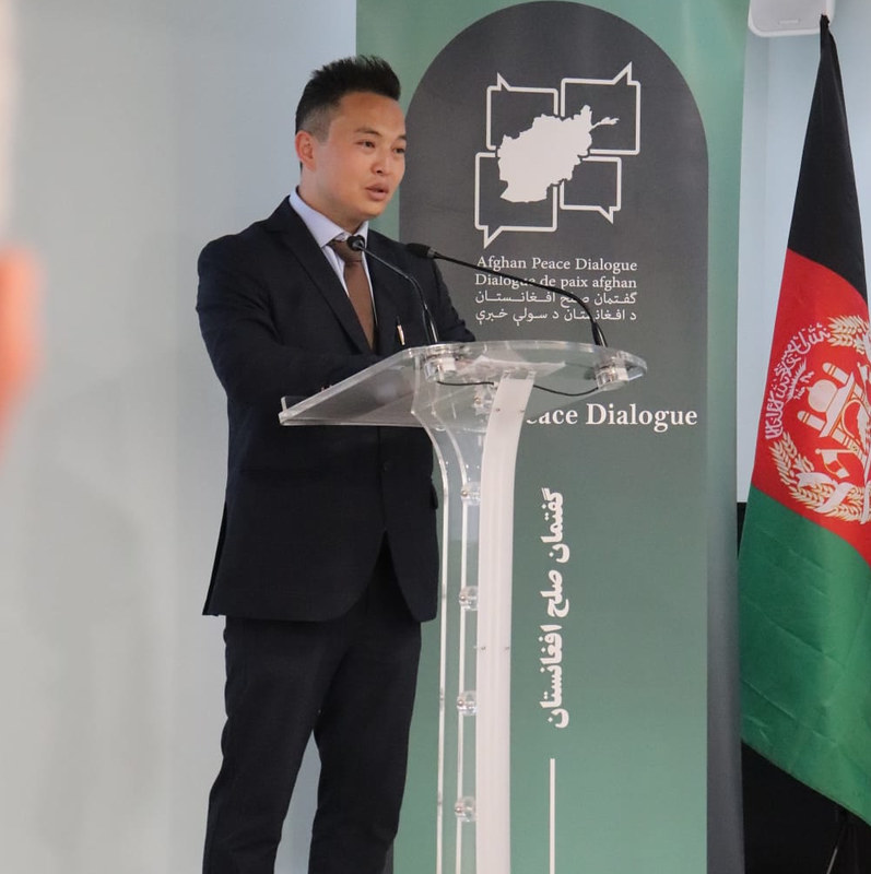  M. Reza Jafari, directeur de l'association Afghan Peace Dialogue et Ambassadeur de paix de la FPU