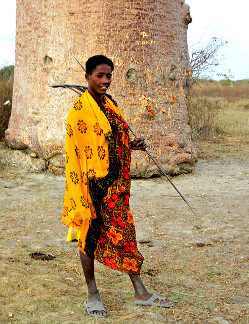 Mikea tribesman, Madagascar