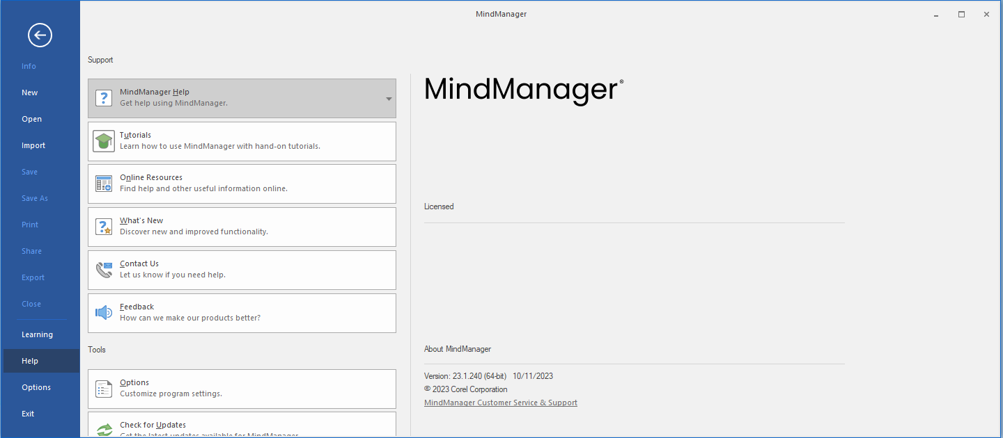 Working with Mindjet MindManager 2023 v23.1.240 full license