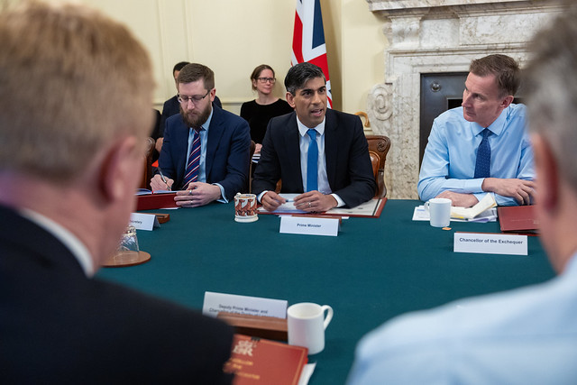 The Prime Minister hosts weekly cabinet
