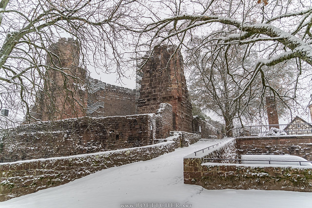 Dilsberg Castle in Winter - January 2024 II