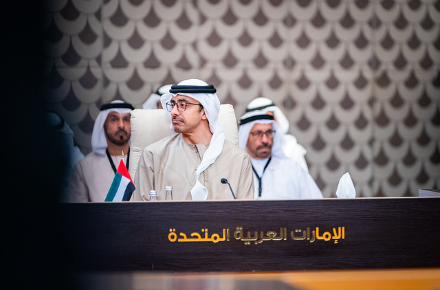عبدالله بن زايد يشارك في الاجتماع التنسيقي لوزراء الخارجية العرب والاجتماع المشترك مع بلينكن في عمان