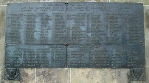 Dedication and Names, Lossiemouth War Memorial 2