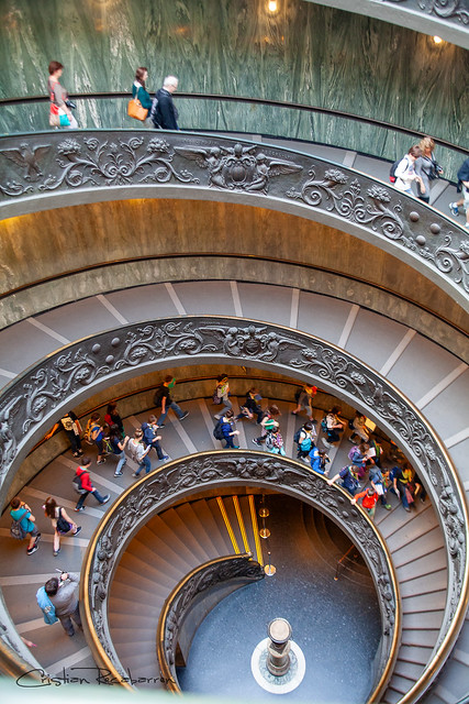 Vatican Elegance: The Spiral Stairs