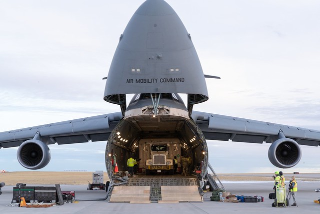 GOES-U Loaded onto C-5M Transport