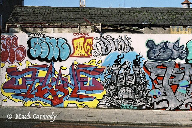 Street Art, Richmond Street, Dublin.