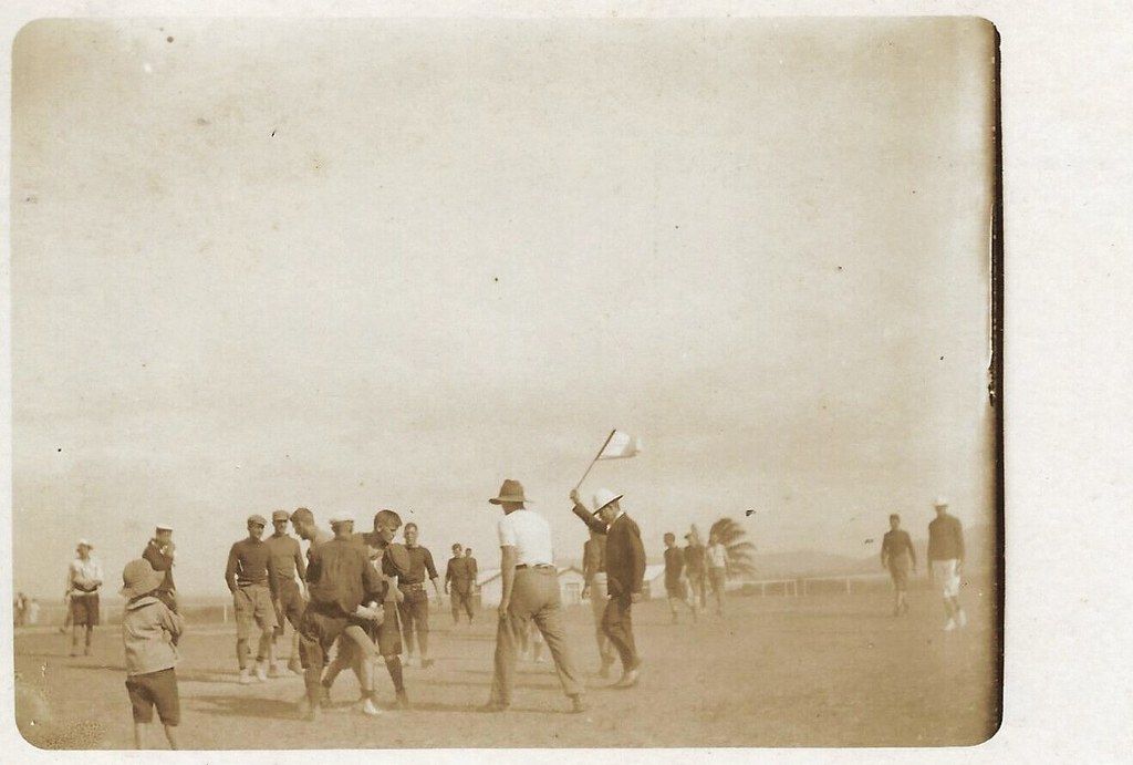 Playing sport on Thursday Island, Qld - circa 1910s