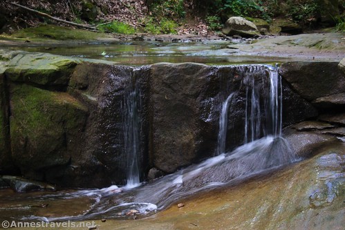 Little waterfalls above Blue Hen Falls, Cuyahoga Valley National Park, Ohio