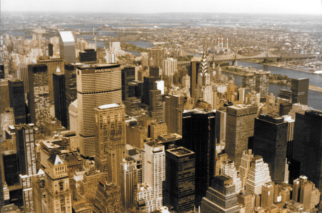looking northeast from the Empire State Building , 1982 1… | Flickr