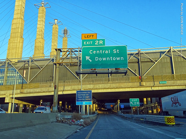 Central St Exit off I-670 East, 30 Dec 2022