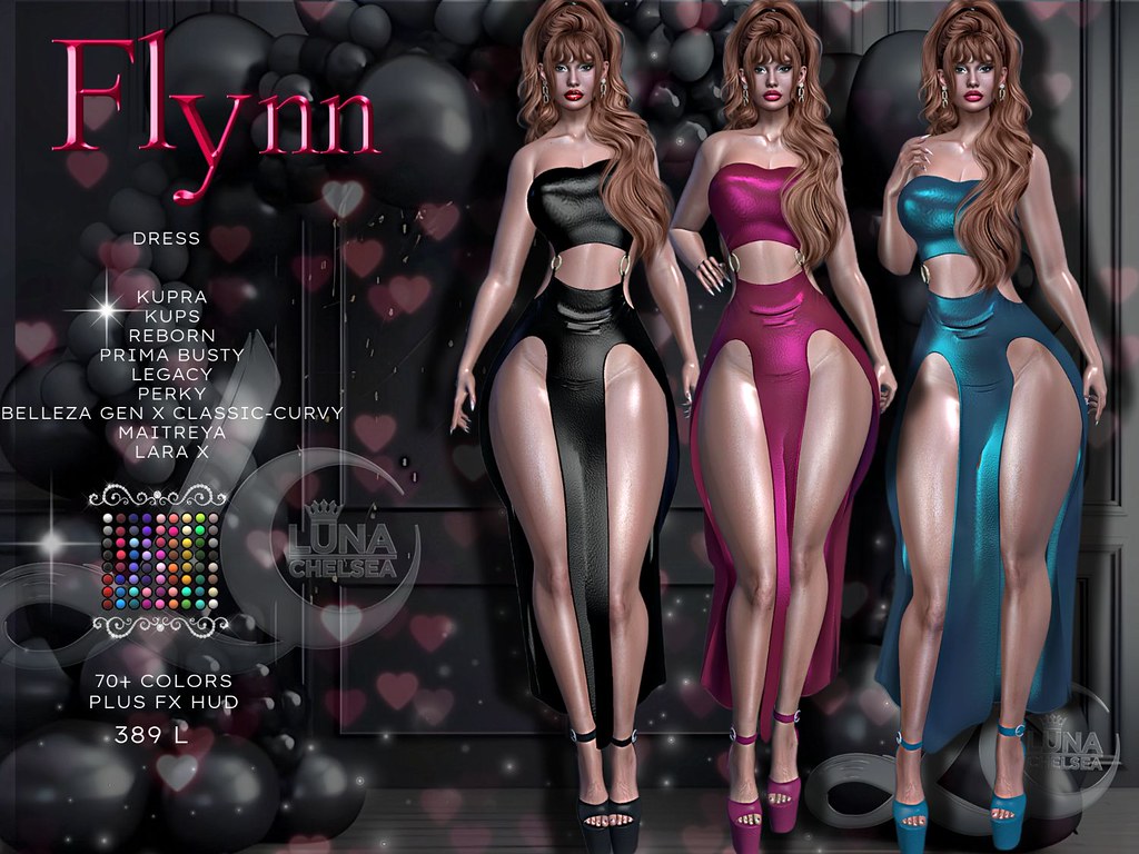 ❤️ , – Flynn Long High Cut Semi Formal,Cocktail Dress, 70+ Colors Plus, FX Hud