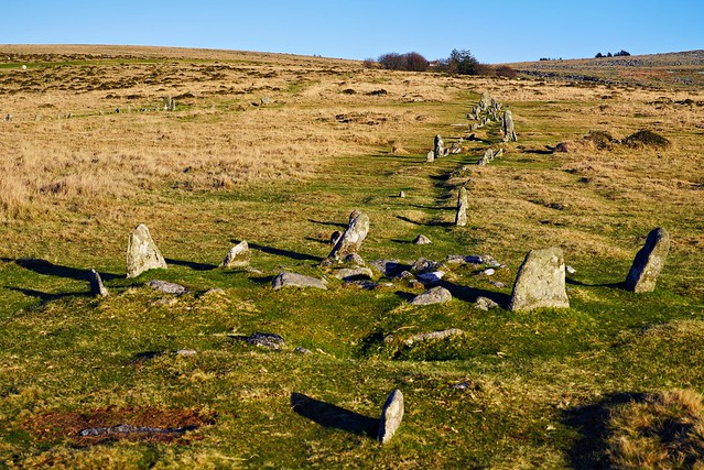 220 Cairn circle and stone rows at Merrivale