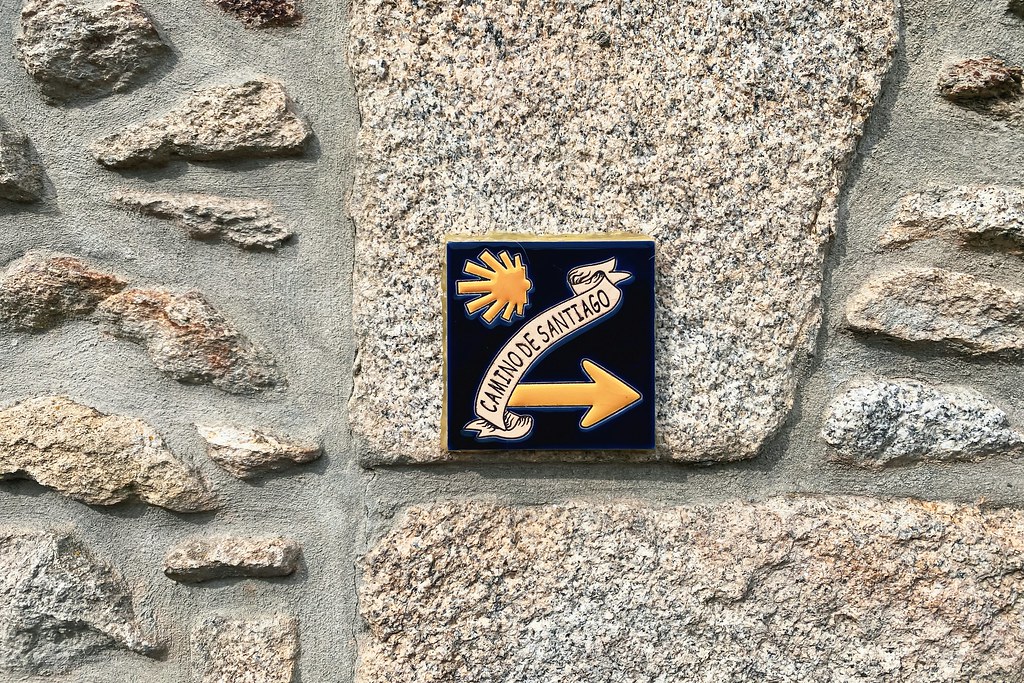 Camino de Santiago route marker