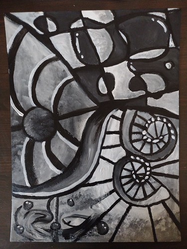 Expressive Value Scale Painting | by mollygracegirl