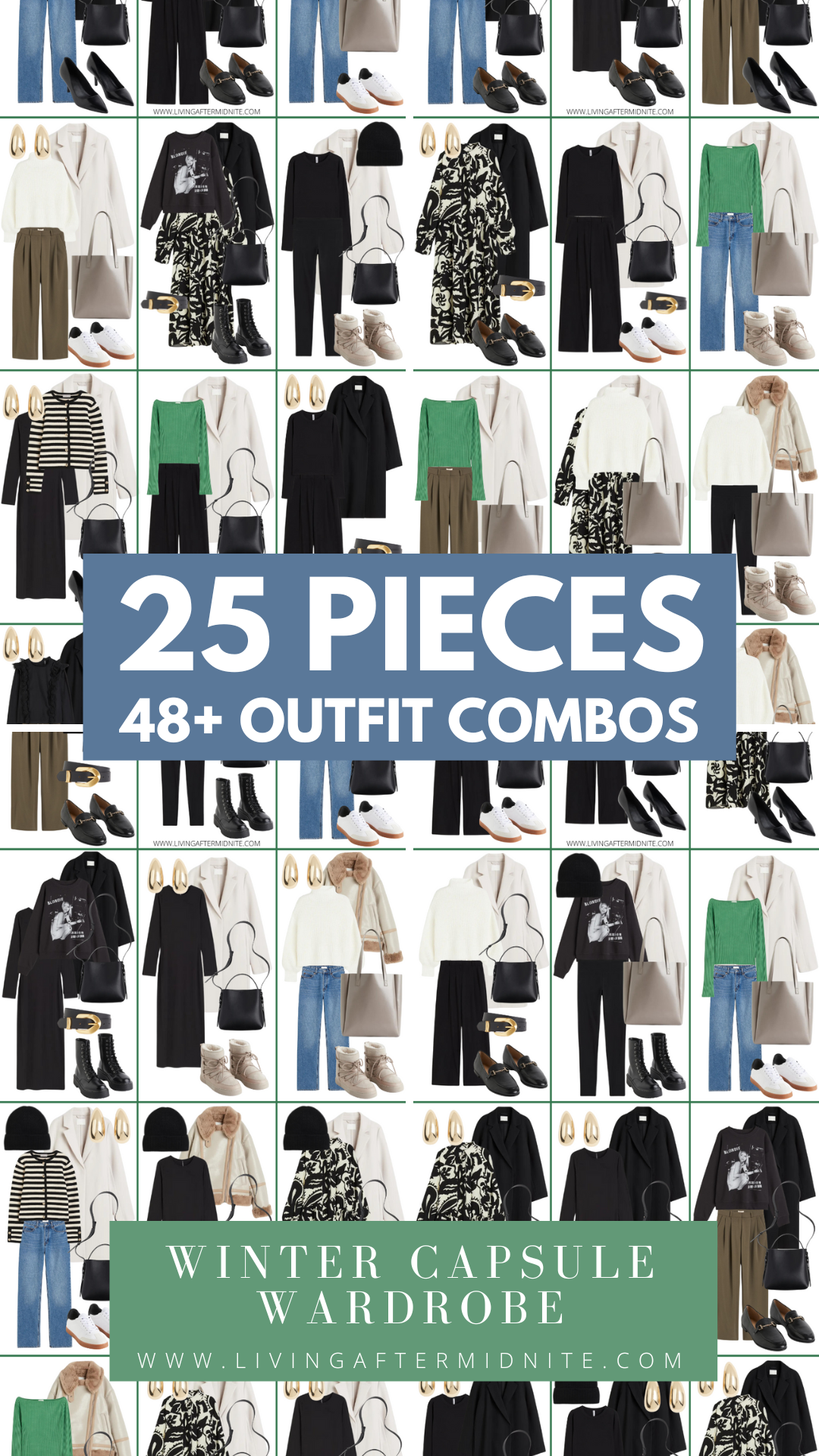 25 Pieces of Clothes for Outfit Combos