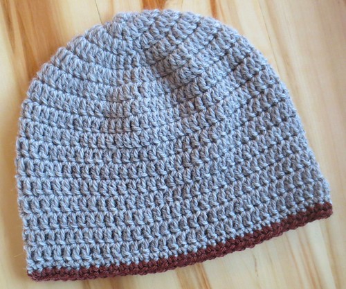Seamless Crocheted Helmet Hat