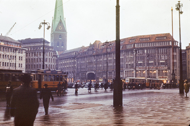 Found Slide -- St. Peter's Lutheran Church, Hamburg, Germany -- The Mendelsohn Collection