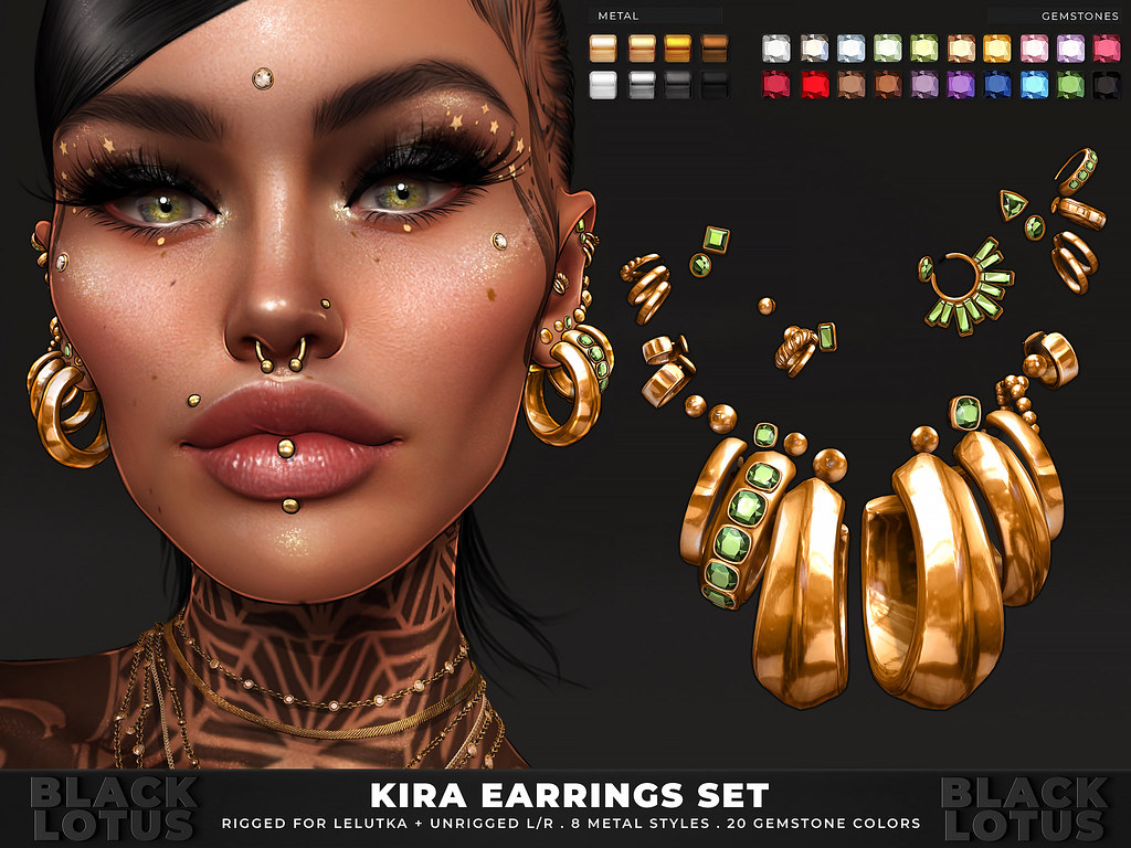 Kira earrings set // GIVEAWAY!