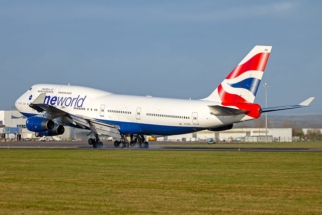 British Airways - Boeing 747-436 G-CIVC @ Cardiff