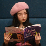 Brochure - pink hat lady 1 - RM | Photographer: Robin Mair
