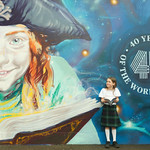 Kids - Little girl next to mural and 40 marque - RMD | Photographer: Rob McDougall