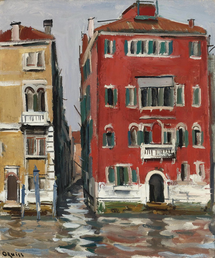 Takanori Oguiss «Maison rouge a Venise»