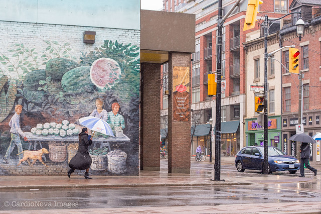 Rainy day in Toronto