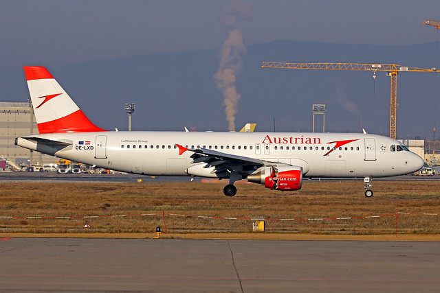 Austrian Airlines Airbus A320-214 OE-LXD FRA 11-01-24