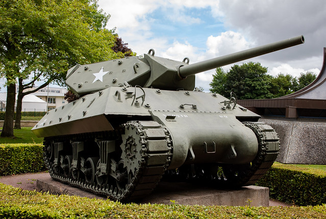 US Army Wolverine Tank Destroyer, Bayeux, France.