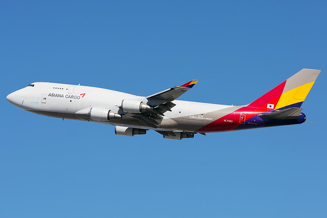Asiana Airlines | Boeing 747-400SF | HL7423 | Los Angeles International