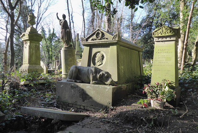 Tomb of Tom Sayers, Highgate Cemetery, London