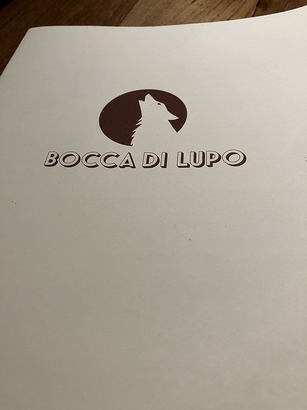 Out for dinner at Bocca Di Lupo