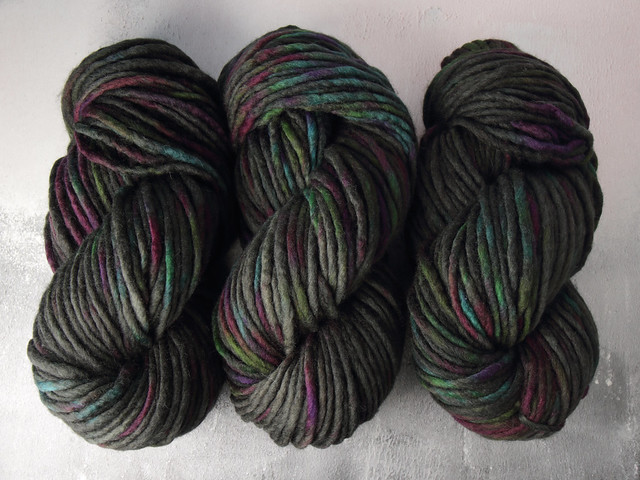 Phlump Merino – 200g super chunky wool hand-dyed yarn – ‘Space Race’