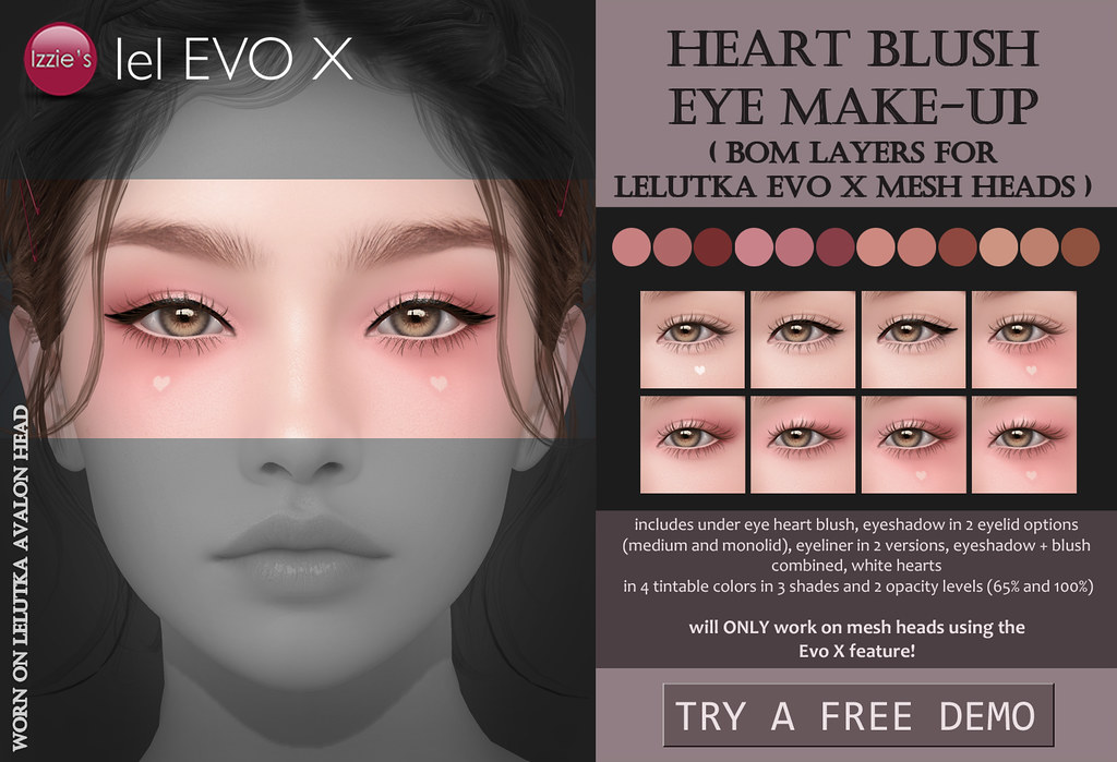 Heart Blush Eye Make-Up (Evo X) for The Fifty