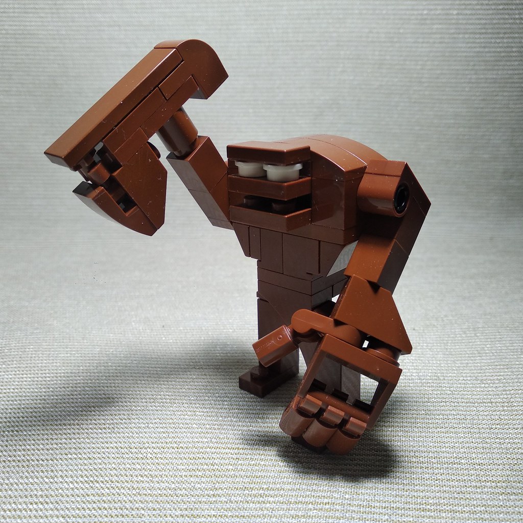 Custom Lego DCAU minifigure - Clayface axe