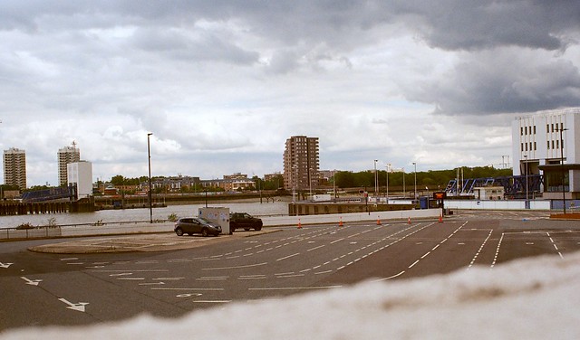 View Across Thames to Woolwich Ferry North Terminal
