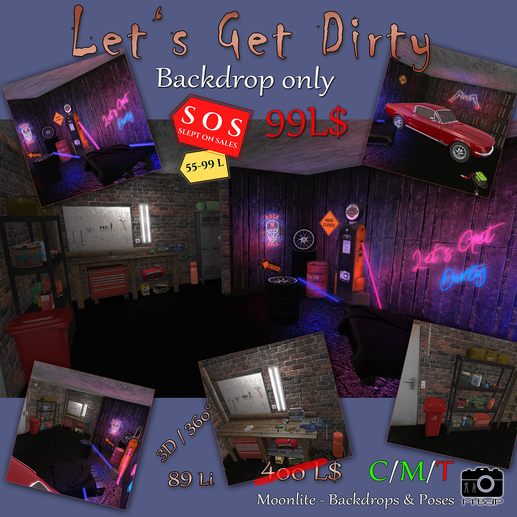 Lets Get Dirty – Backdrop Only – SOS