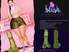 BLUSH - Pickle Rick Dildo Animesh Companion and Wearable