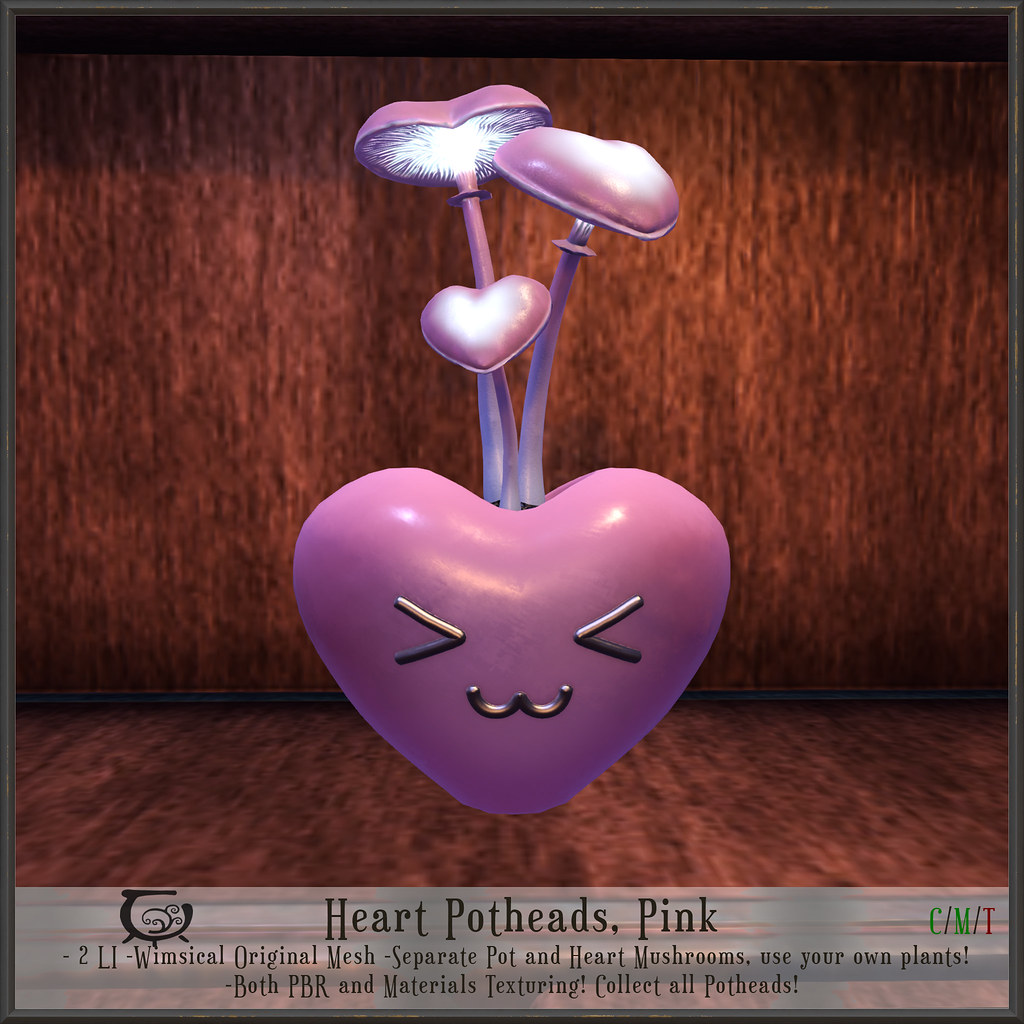 Heart Potheads Pink