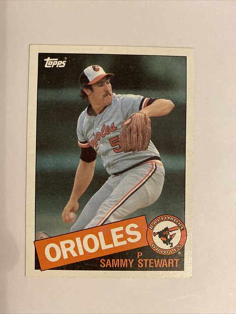 1985 Topps Sammy Stewart