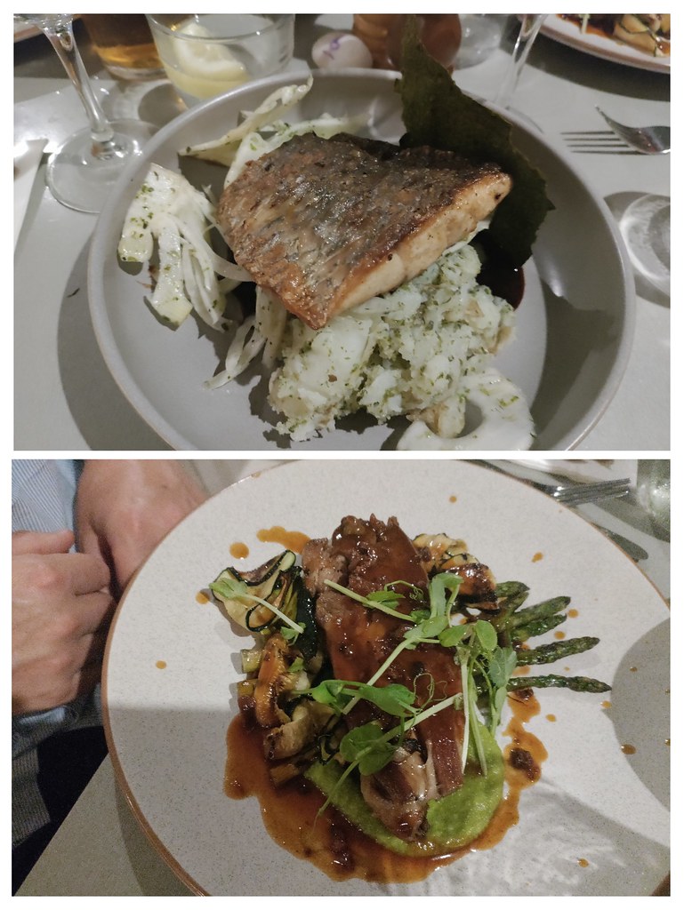 Main dishes at Bathers Beach House, Fremantle 