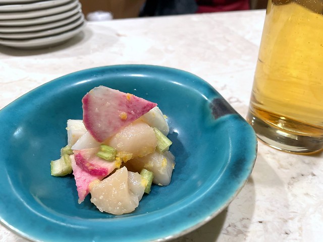 Turnip and scallops from Shimada @ Ginza