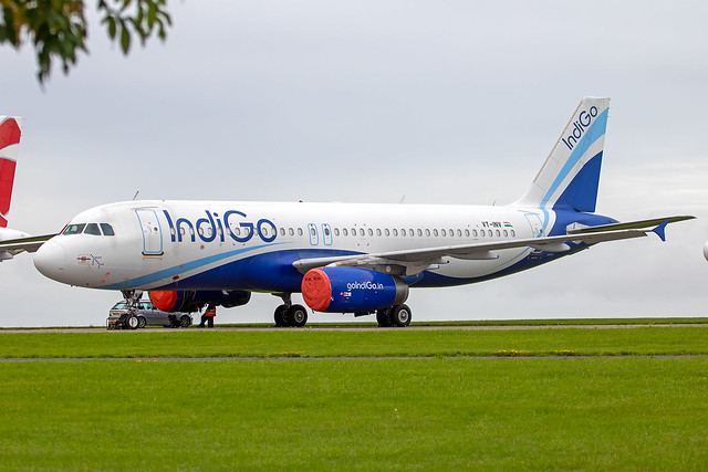 IndiGo - Airbus A320-232 VT-INV @ Kemble