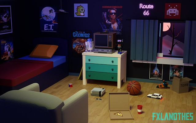 80's ROOM by FXLANDTHE5 (On Explore January 28,2024)
