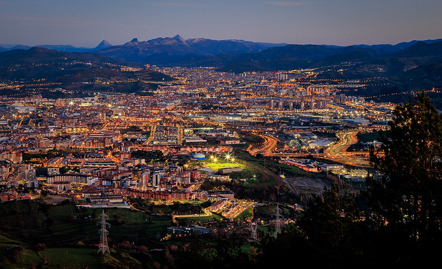 El gran Bilbao de noche (IN EXPLORE on Flickr)